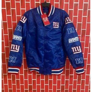 New York Giants NFL Satin Bomber Jacket NFL Team